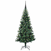 Albero di Natale artificiale con luci integrate Verde 150 cm 3396750