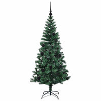 Albero di Natale artificiale con luci integrate Verde 150 cm 3396750