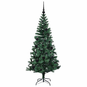 Albero di Natale artificiale con luci integrate Verde 150 cm 3396750