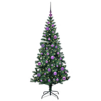 Albero di Natale artificiale con luci integrate Verde 150 cm 3396755