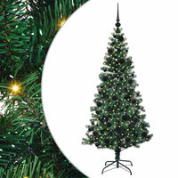 Albero di Natale artificiale con luci integrate Verde 180 cm 3396763