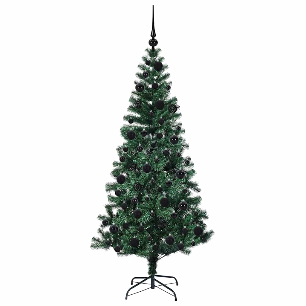 Albero di Natale artificiale con luci integrate Verde 180 cm 3396763