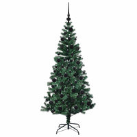 Albero di Natale artificiale con luci integrate Verde 180 cm 3396763