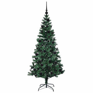 Albero di Natale artificiale con luci integrate Verde 180 cm 3396763
