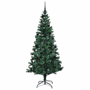 Albero di Natale artificiale con luci integrate Verde 210 cm 3396776