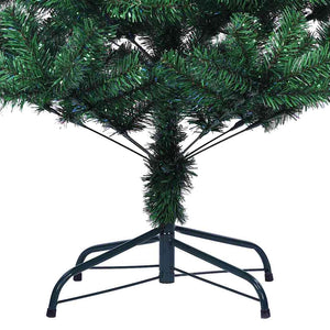 vidaXL Albero di Natale artificiale Verde 240 cm PVC