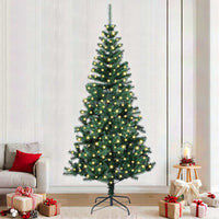 vidaXL Albero di Natale artificiale Verde 240 cm PVC