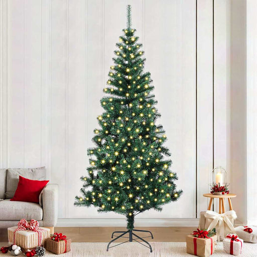 vidaXL Albero di Natale artificiale Verde 240 cm PVC