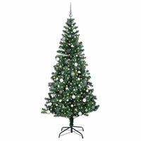 vidaXL Albero di Natale artificiale Verde 240 cm PVC