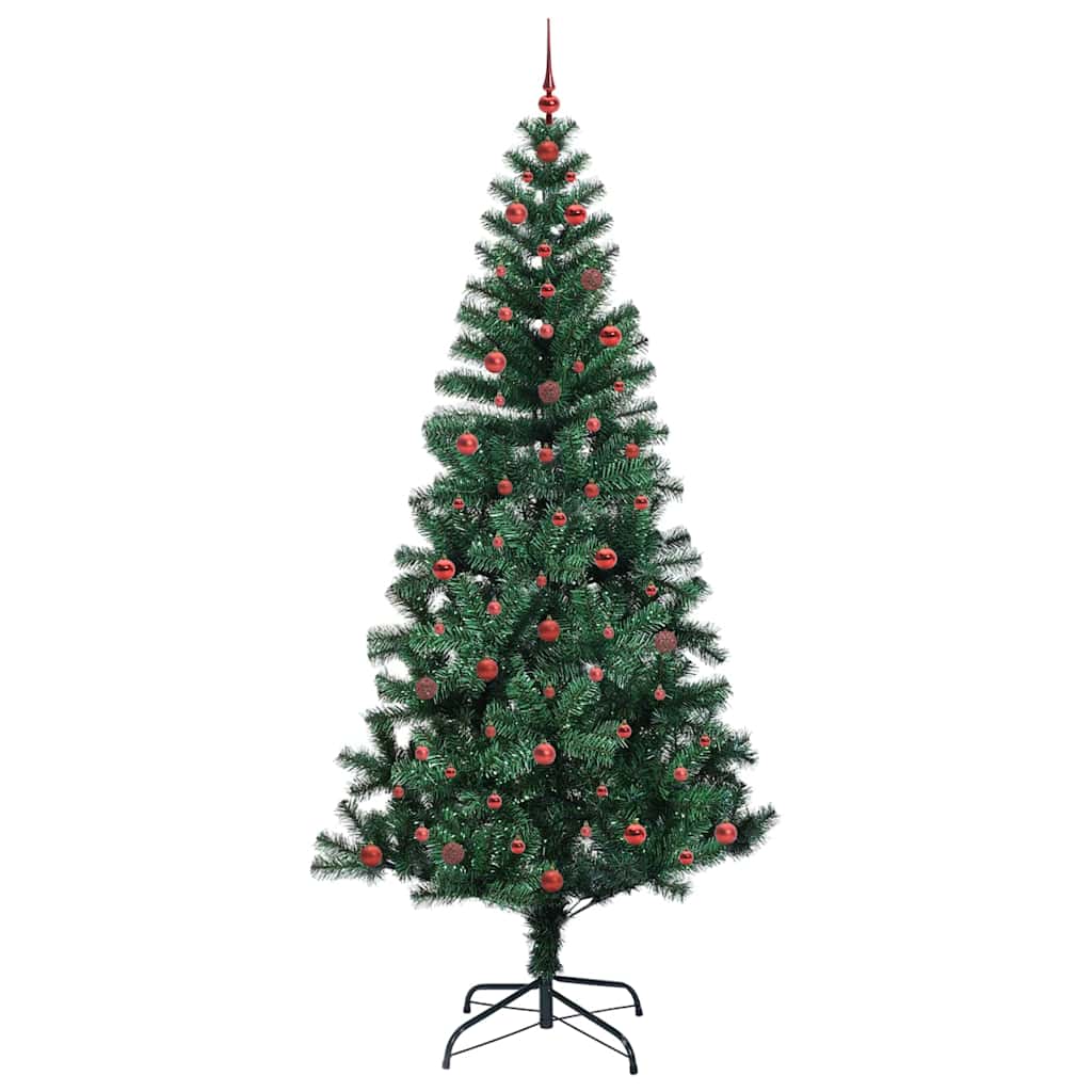 Albero di Natale artificiale con luci integrate Verde 240 cm 3396788