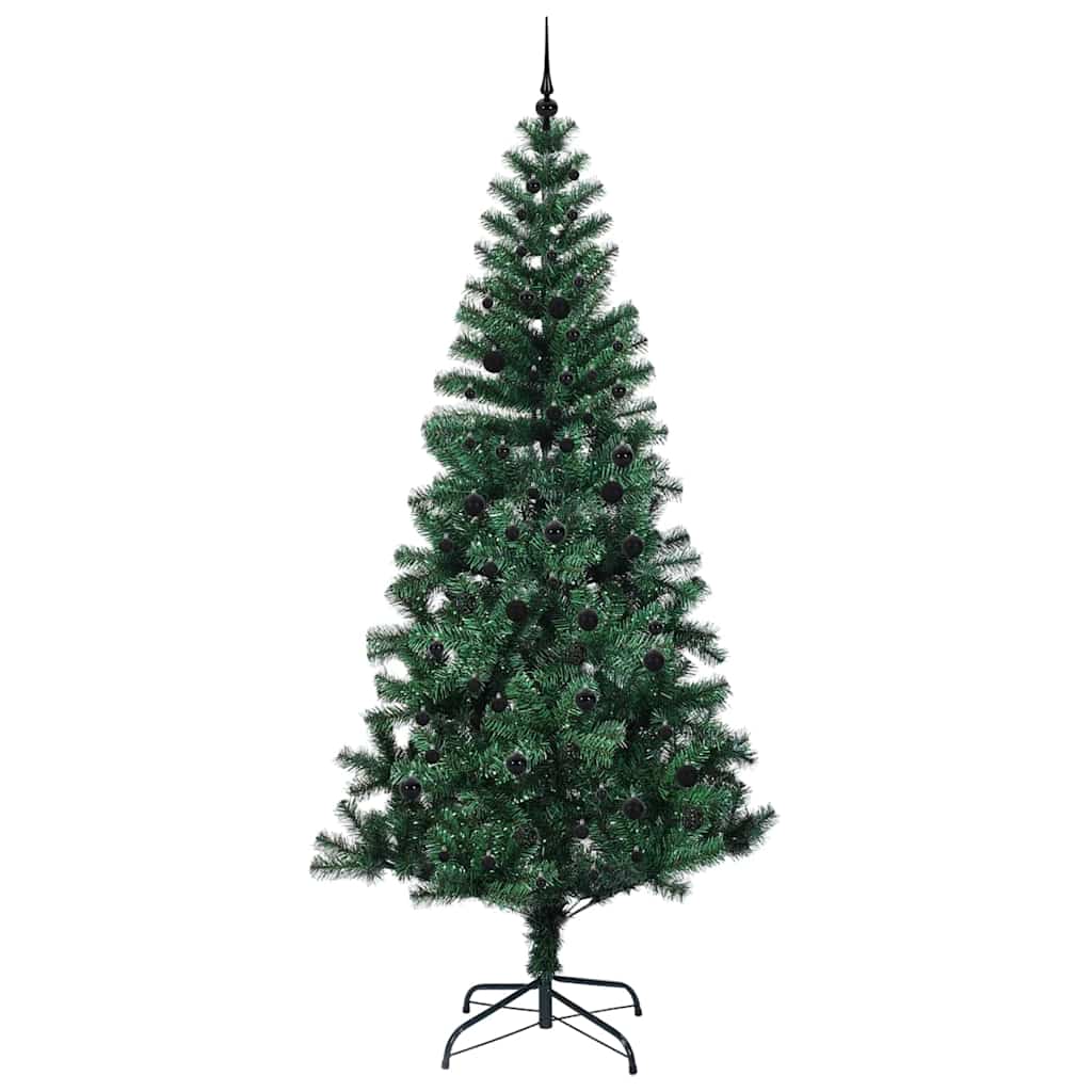 Albero di Natale artificiale con luci integrate Verde 240 cm 3396789