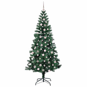 Albero di Natale artificiale con luci integrate Verde 240 cm 3396790