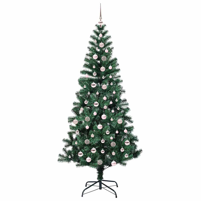 Albero di Natale artificiale con luci integrate Verde 240 cm 3396790