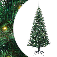 Albero di Natale artificiale con luci integrate Verde 240 cm 3396791