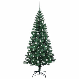 Albero di Natale artificiale con luci integrate Verde 240 cm 3396791