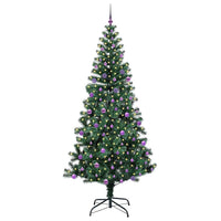 Albero di Natale artificiale con luci integrate Verde 240 cm 3396794
