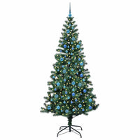 Albero di Natale artificiale con luci integrate Verde 240 cm 3396795
