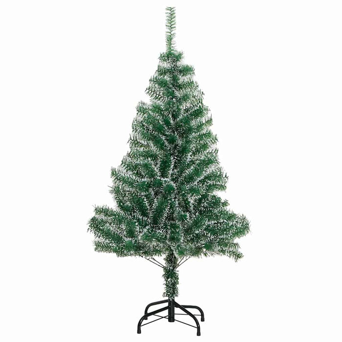 Albero di Natale Artificiale Imbiancato con Luci LED 120 cm 3396801