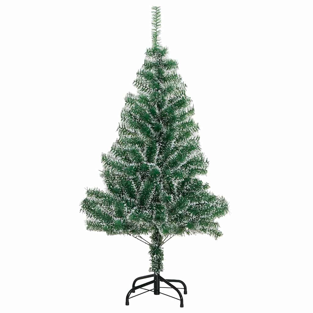 Albero di Natale Artificiale Imbiancato con Luci LED 150 cm 3396812