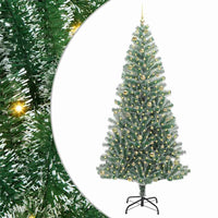 Albero di Natale Artificiale Imbiancato con Luci LED 240 cm 3396837