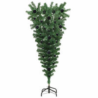 Albero di Natale artificiale pre-illuminato capovolto con set di palline 3396843