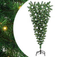 Albero di Natale artificiale preilluminato rovesciato con set di palline 3396845