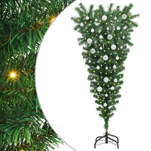 Albero di Natale artificiale pre-illuminato rovesciato con set di palline 3396854