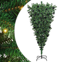 Albero di Natale artificiale preilluminato capovolto con set di palline 3396874