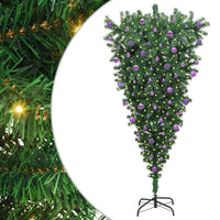 Albero di Natale artificiale pre-illuminato capovolto con set di palline 3396879