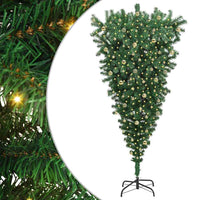 Albero di Natale artificiale pre-illuminato capovolto con set di palline 3396886