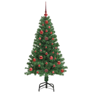 Albero di Natale artificiale con 150 LED Verde 120 cm 3396891