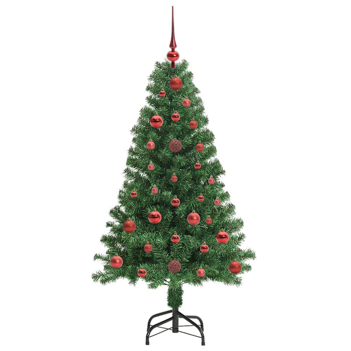 Albero di Natale artificiale con 150 LED Verde 120 cm 3396891