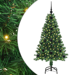 Albero di Natale artificiale con 150 LED Verde 120 cm 3396892