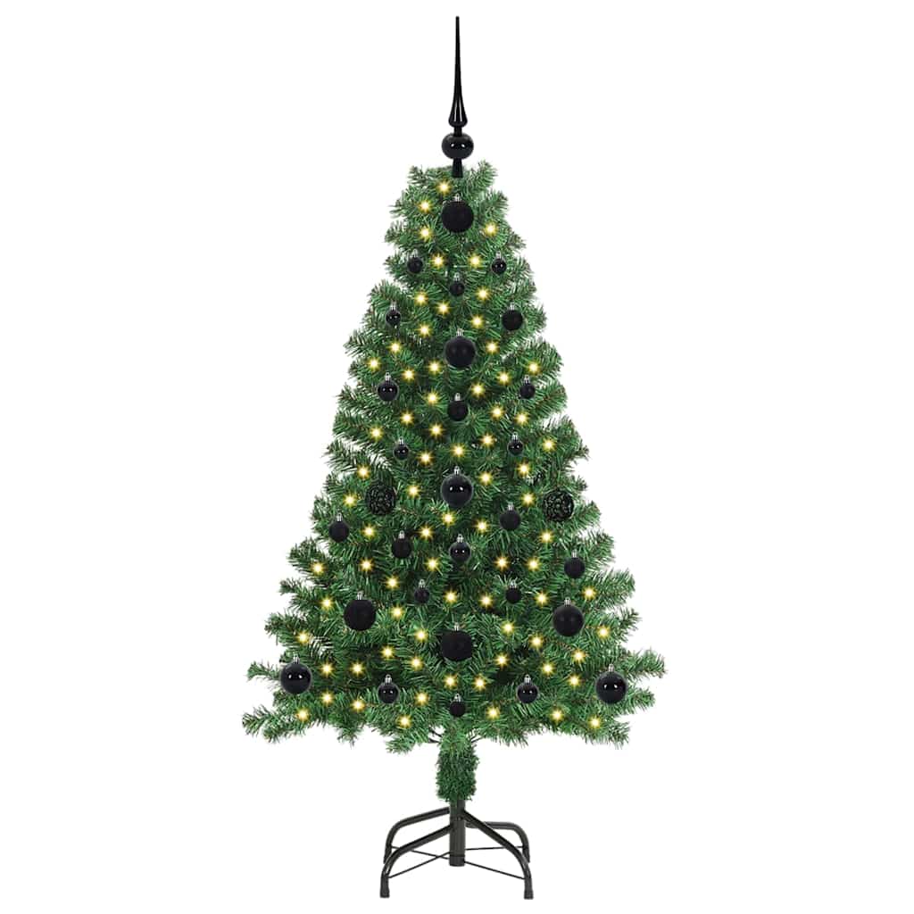 Albero di Natale artificiale con 150 LED Verde 120 cm 3396892