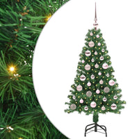 Albero di Natale artificiale con 150 LED Verde 120 cm 3396893
