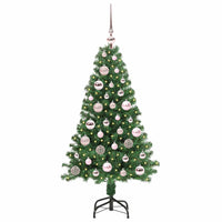 Albero di Natale artificiale con 150 LED Verde 120 cm 3396893