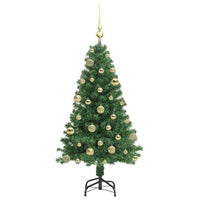 Albero di Natale artificiale con 150 LED Verde 120 cm 3396895