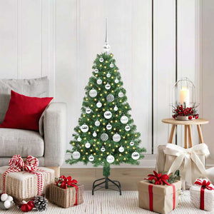 Albero di Natale artificiale con 150 LED Verde 120 cm 3396896