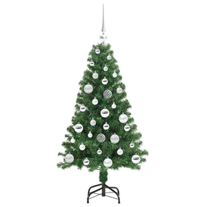 Albero di Natale artificiale con 150 LED Verde 120 cm 3396896