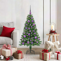 Albero di Natale artificiale con 150 LED Verde 120 cm 3396897