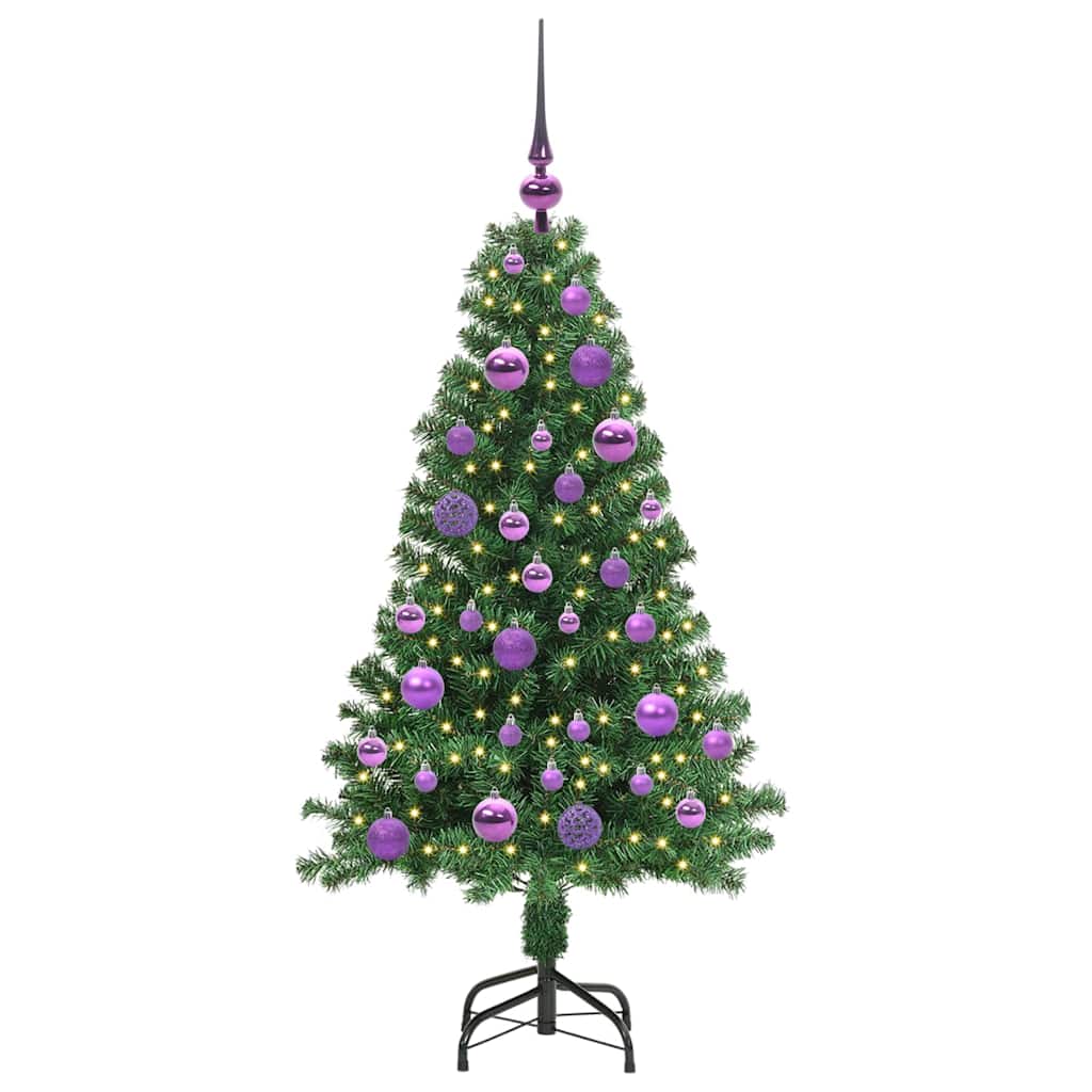 Albero di Natale artificiale con 150 LED Verde 120 cm 3396897