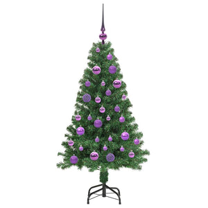 Albero di Natale artificiale con 150 LED Verde 120 cm 3396897