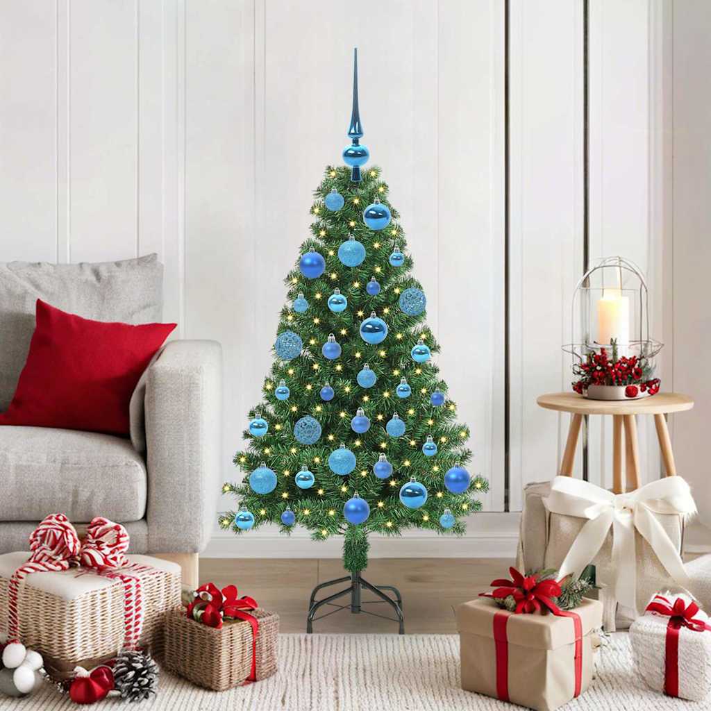 Albero di Natale artificiale con 150 LED Verde 120 cm 3396898