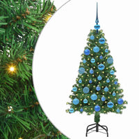 Albero di Natale artificiale con 150 LED Verde 120 cm 3396898