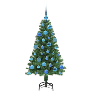 Albero di Natale artificiale con 150 LED Verde 120 cm 3396898