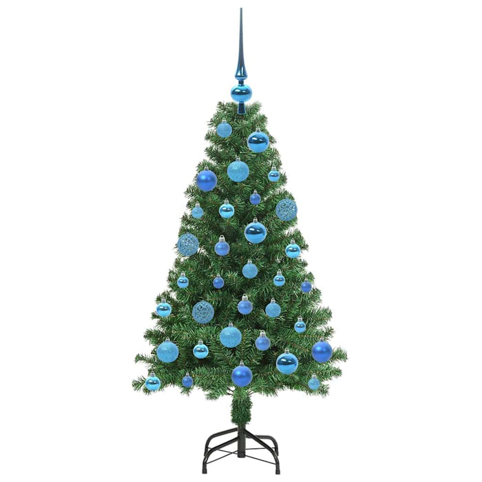 Albero di Natale artificiale con 150 LED Verde 120 cm 3396898