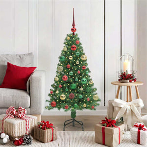 Albero di Natale artificiale con 150 LED Verde 120 cm 3396899