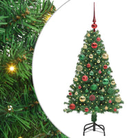Albero di Natale artificiale con 150 LED Verde 120 cm 3396899