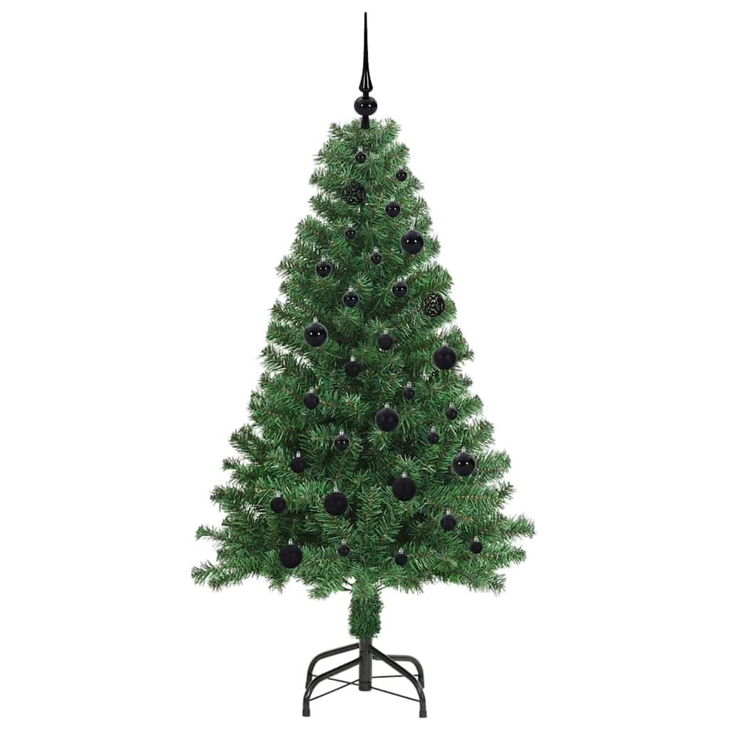 Albero di Natale artificiale con 150 LED Verde 150 cm 3396901