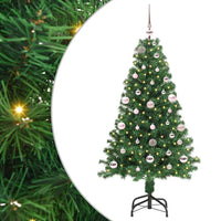 Albero di Natale artificiale con 150 LED Verde 150 cm 3396902
